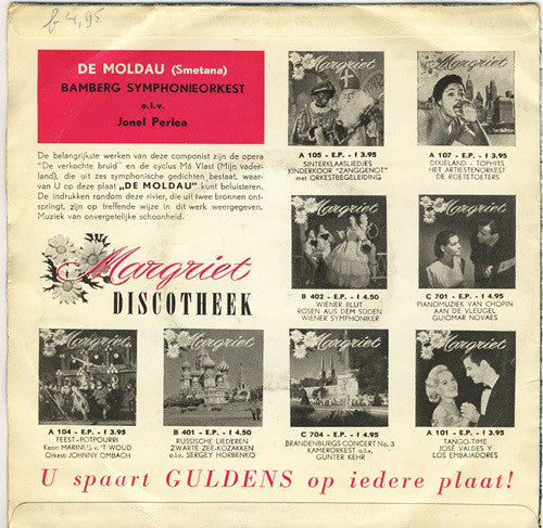 Bamberger Symphoniker - De Moldau 10940 Vinyl Singles EP Vinyl Zeer Goed / Hoesje Goed "VINYLSINGLES.NL"