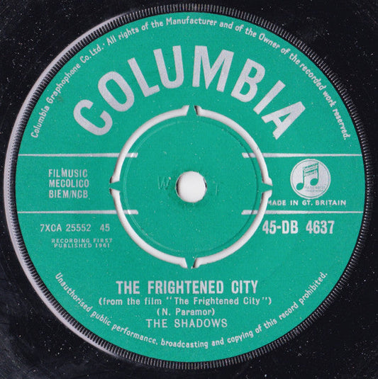 Shadows - The Frightened City 42395 Vinyl Singles Vinyl Goed / Hoes Generic