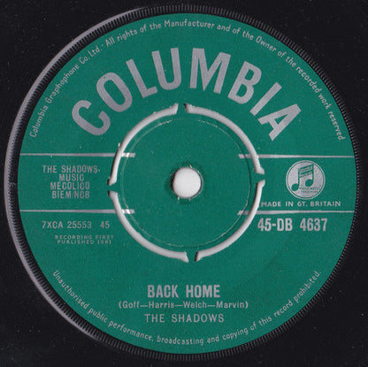 Shadows - The Frightened City 42395 Vinyl Singles Vinyl Goed / Hoes Generic