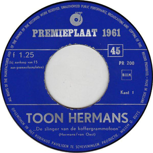 Toon Hermans / Wim Kan - Premiumteller 1961 05451