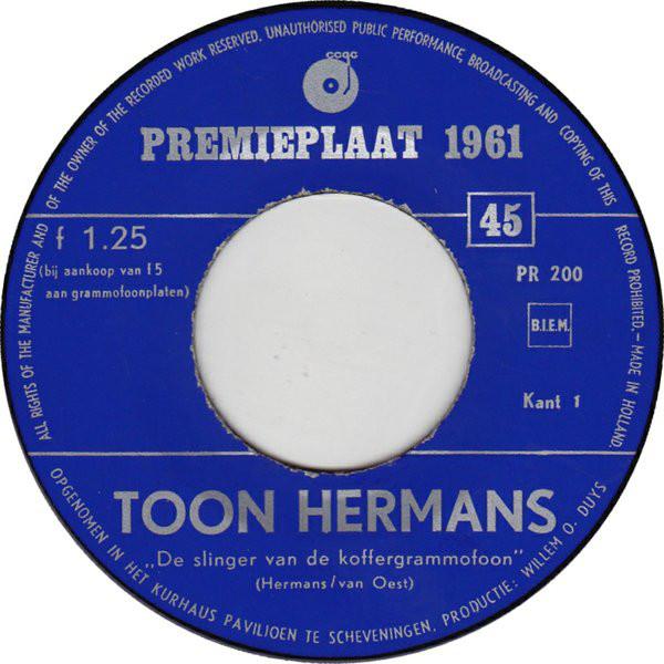 Toon Hermans / Wim Kan - Premiumteller 1961 30152