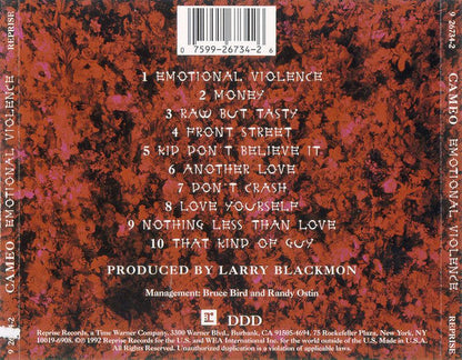 Cameo - Emotional Violence (CD) 70778 Compact Disc Goede Staat
