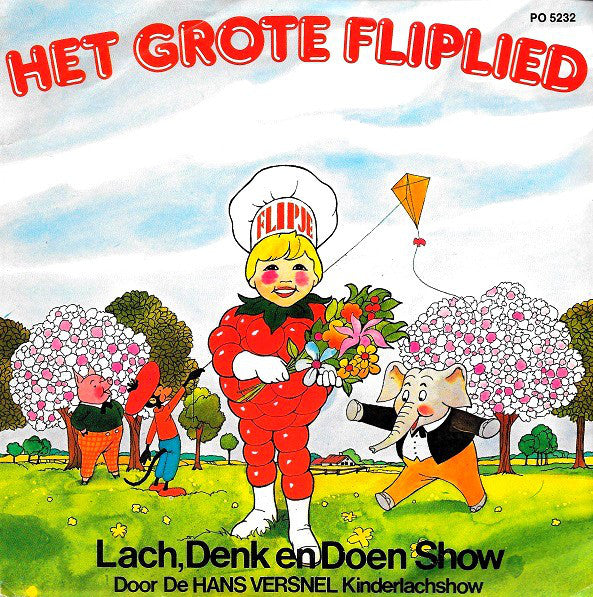 Hans Versnel Kinderlachshow - Het Grote Fliplied 23259 Vinyl Singles Vinyl Zeer Goed / Hoesje Goed "VINYLSINGLES.NL"