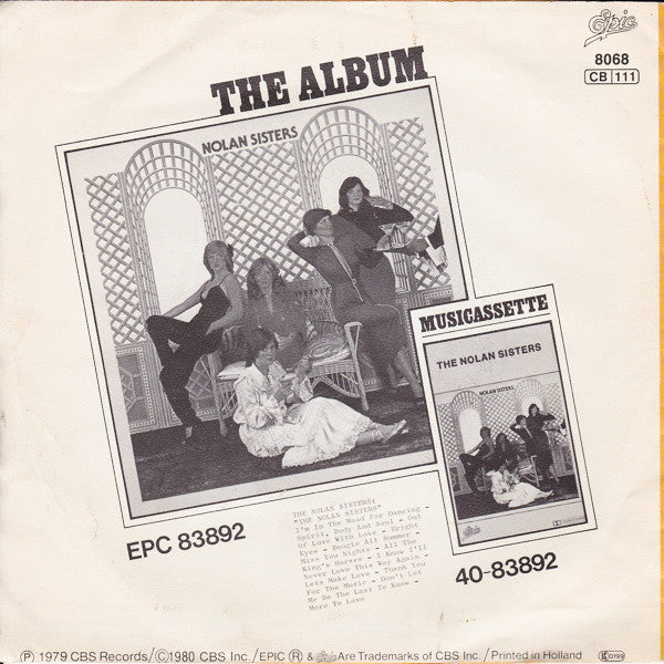 Nolan Sisters - I'm In The Mood For Dancing 42734 Vinyl Singles Vinyl Goed / Hoes Goed
