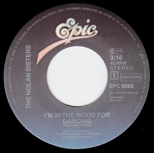 Nolans - I'm In Mood For Dancing 39260 Vinyl Singles Vinyl Goed / Hoes Generic