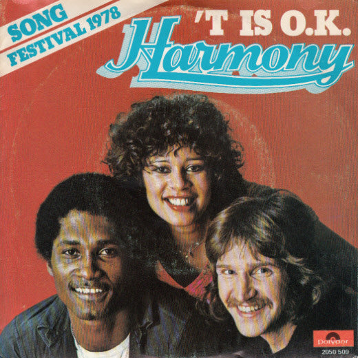Harmony - 't Is O.K. Vinyl Singles Vinyl Zeer Goed / Hoesje Goed "VINYLSINGLES.NL"
