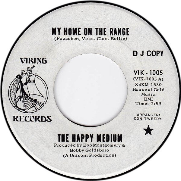 Happy Medium - My Home On The Range Vinyl Singles Vinyl Zeer Goed / Hoesje Goed "VINYLSINGLES.NL"