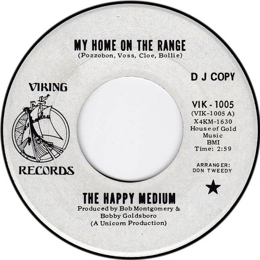 Happy Medium - My Home On The Range Vinyl Singles Vinyl Zeer Goed / Hoesje Goed "VINYLSINGLES.NL"