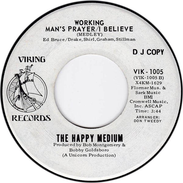 Happy Medium - My Home On The Range Vinyl Singles Vinyl Zeer Goed / Hoesje Goed "VINYLSINGLES.NL"