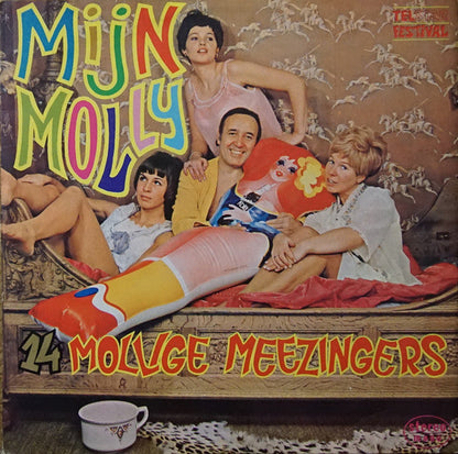 Various - Mijn Molly - 14 Mollige Meezingers (LP) 52184 Vinyl LP Vinyl Goed / Hoes Goed