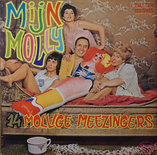 Various - Mijn Molly - 14 Mollige Meezingers (LP) 52184 Vinyl LP Vinyl Goed / Hoes Goed