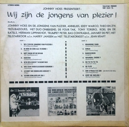 Various - Wij Zijn De Jongens Van Plezier ! (LP) 52186 Vinyl LP Vinyl Goed / Hoes Goed