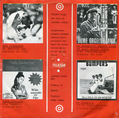 Eddy Wally - Rome 41069 Vinyl Singles Vinyl Goed / Hoes Slecht