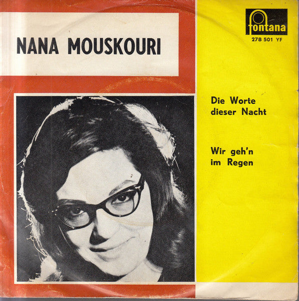 Nana Mouskouri - Die Worte Dieser Nacht 32227 Vinyl Singles Vinyl Goed / Hoes Goed