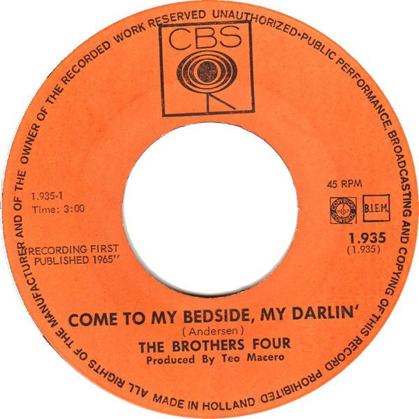 Brothers Four - Come To My Bedside My Darling 34265