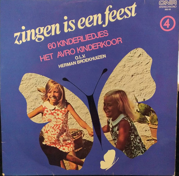 AVRO Kinderkoor - Zingen Is Een Feest 4 (60 Kinderliedjes) (LP) 45103