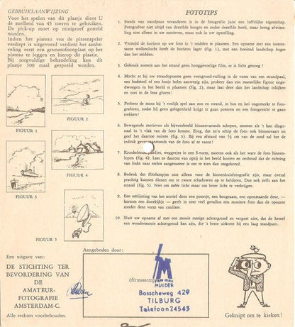 No Artist - Naar Zee En Strand Naar Bos En Hei (Flexi-disc) 34274 Flexidisc Vinyl Goed / Hoes Goed