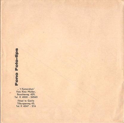 No Artist - Van Grote En Kleine Mensen En Hun Vrienden (Flexi-disc) 34275 Flexidisc Vinyl Goed / Hoes Goed