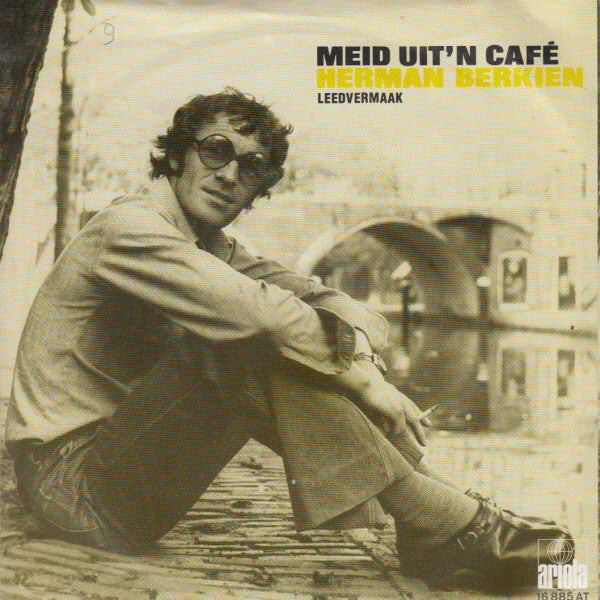 Herman Berkien - Meid Uit'n Café 36471 Vinyl Singles Vinyl Zeer Goed / Hoesje Goed "VINYLSINGLES.NL"