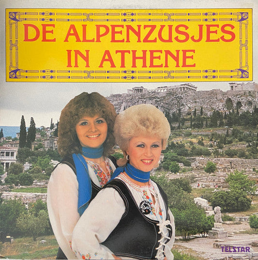 Alpenzusjes - De Alpenzusjes In Athene (LP) Vinyl LP Vinyl Zeer Goed / Hoesje Goed "VINYLSINGLES.NL"