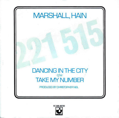 Marshall Hain - Dancing In The City 33771 Vinyl Singles Vinyl Goed / Hoes Goed