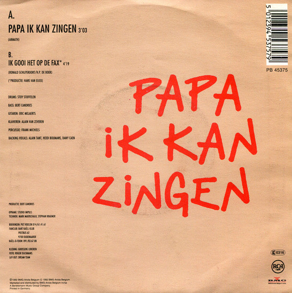 Bart Kaëll - Papa I Can Sing 37082