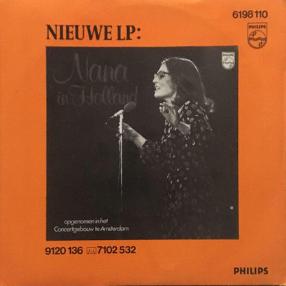 Nana Mouskouri - Op De Grote Stille Heide (De Herder) 28081 Vinyl Singles Goede Staat