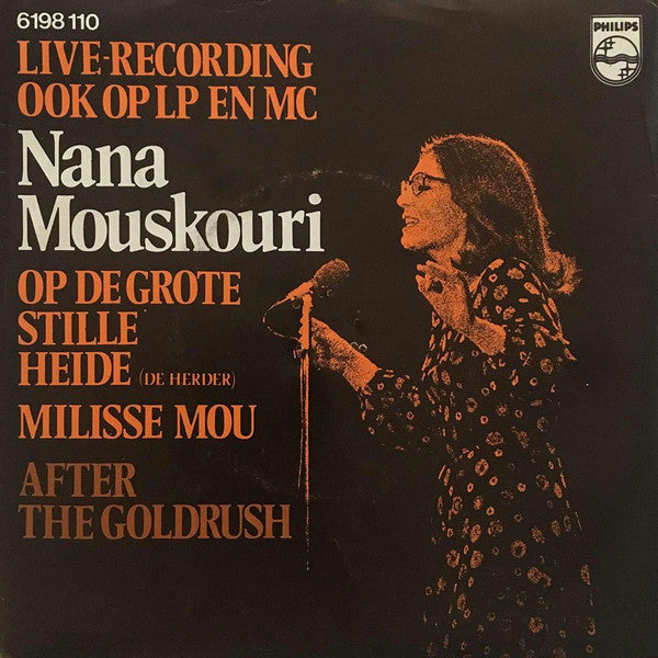 Nana Mouskouri - Op De Grote Stille Heide (De Herder) 28081 Vinyl Singles Goede Staat