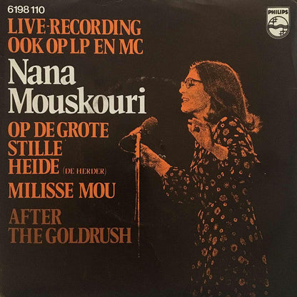 Nana Mouskouri - Op De Grote Stille Heide (De Herder) 28081 Vinyl Singles Goede Staat