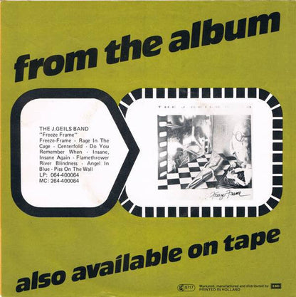 J. Geils Band - Freeze Frame 41998 Vinyl Singles Vinyl Goed / Hoes Goed