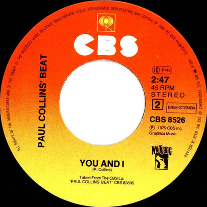 Paul Collins' Beat - Rock 'N Roll Girl 38685 (B)