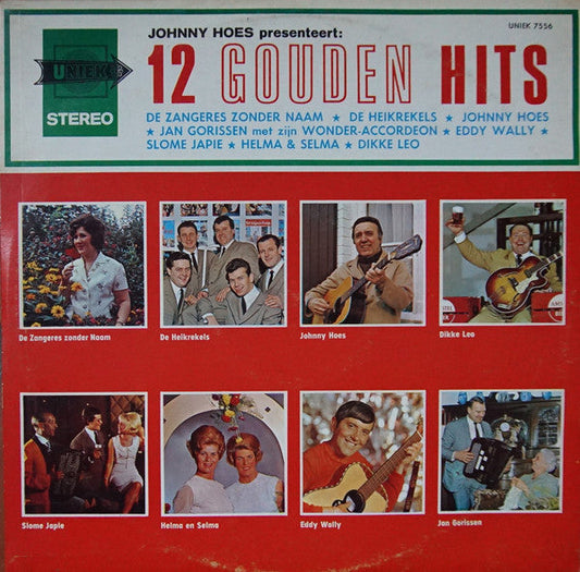 Various - Johnny Hoes Presenteert: 12 Gouden Hits (LP) 42706b Vinyl LP Vinyl Goed / Hoes Redelijk