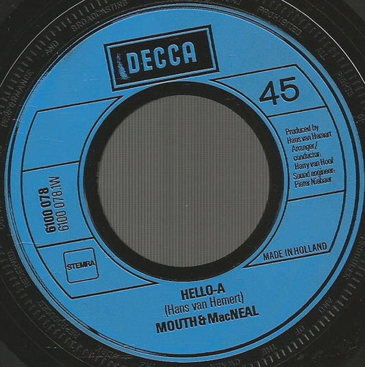 Mouth & MacNeal - Hello-A 03524 Vinyl Singles Vinyl Goed / Hoes Generic