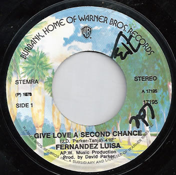 Luisa Fernandez - Give Love A Second Chance 12638 Vinyl Singles Vinyl Goed / Hoes Goed