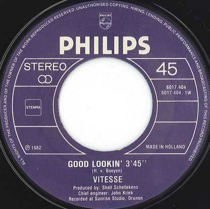 Vitesse - Good Lookin' 41543 Vinyl Singles Vinyl Goed / Hoes Generic