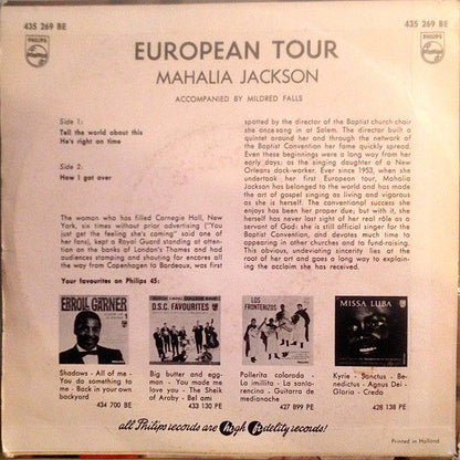 Mahalia Jackson – Europatournee (EP) 33094