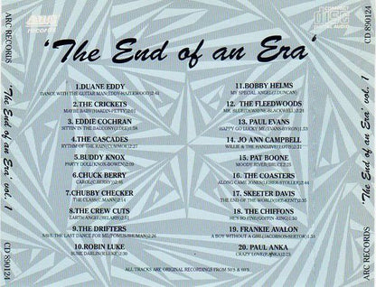 Various - 'The End Of An Era' Vol. 2 (CD) 70682 Compact Disc Goede Staat