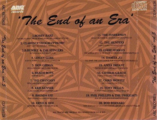 Various - 'The End Of An Era' Vol. 5 (CD) 70465 Compact Disc Goede Staat