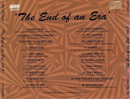 Various - 'The End Of An Era' Vol. 5 (CD) 70465 Compact Disc Goede Staat