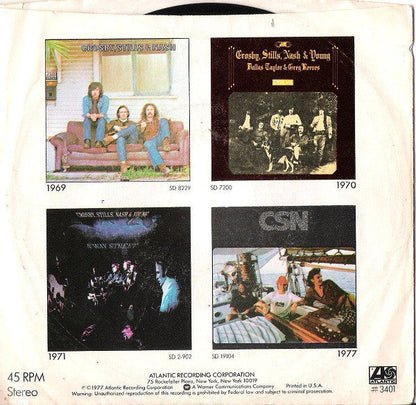 Crosby, Stills & Nash - Just A Song Before I Go Vinyl Singles Vinyl Goed / Hoesje Slecht "VINYLSINGLES.NL"