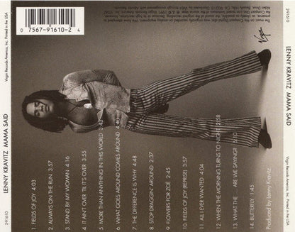 Lenny Kravitz - Mama Said (CD) 70630 Compact Disc Goede Staat