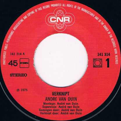 André van Duin - Verknipt 43332 Vinyl Singles Vinyl Goed / Hoes Goed