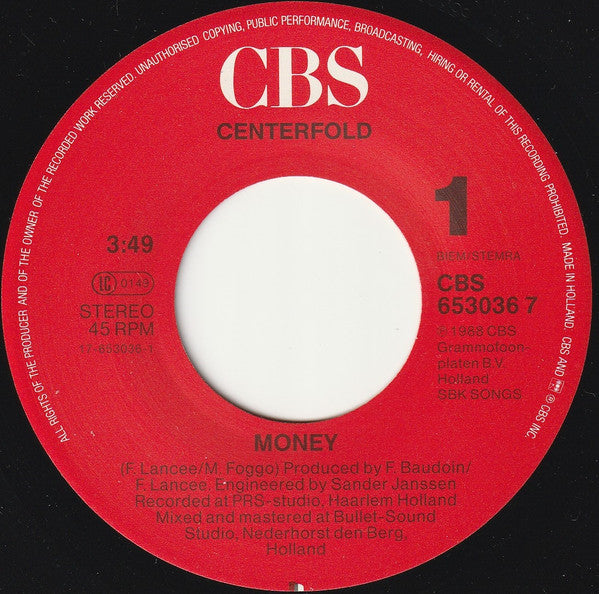 Centerfold - Geld 18067