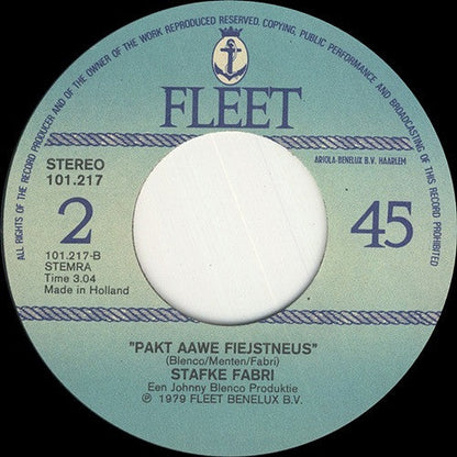 Stafke Fabri - Veur Een Kuske Van Aa 04700 Vinyl Singles Vinyl Goed / Hoes Redelijk