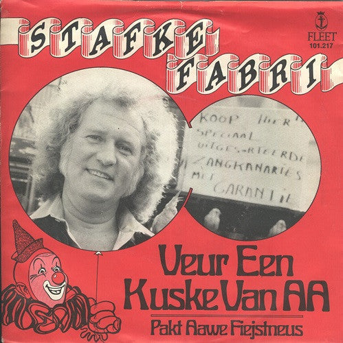 Stafke Fabri - Veur Een Kuske Van Aa 04700 Vinyl Singles Vinyl Goed / Hoes Redelijk