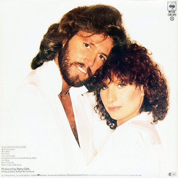 Barbra Streisand - Guilty (LP) Vinyl LP Vinyl Zeer Goed / Hoesje Goed "VINYLSINGLES.NL"