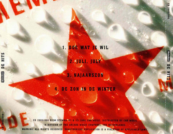 Bert Heerink - Heineken De Hits (CD) 70557 Compact Disc Single Goede Staat