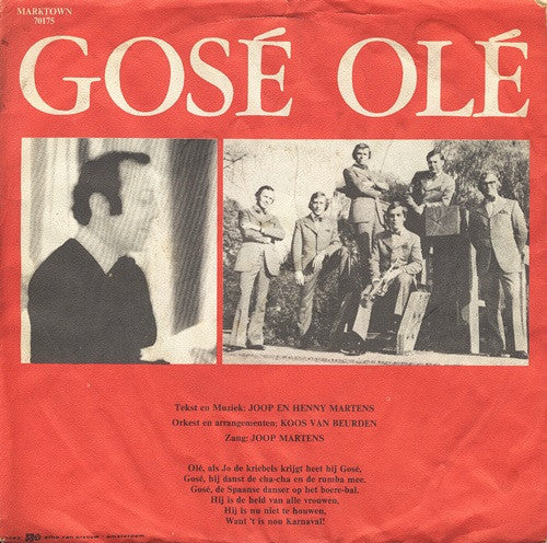 Joop Martens - Gosé Olé 29862