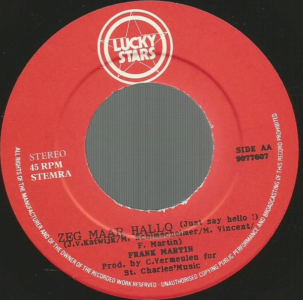 Frank Martin - Just Say Hello 33356