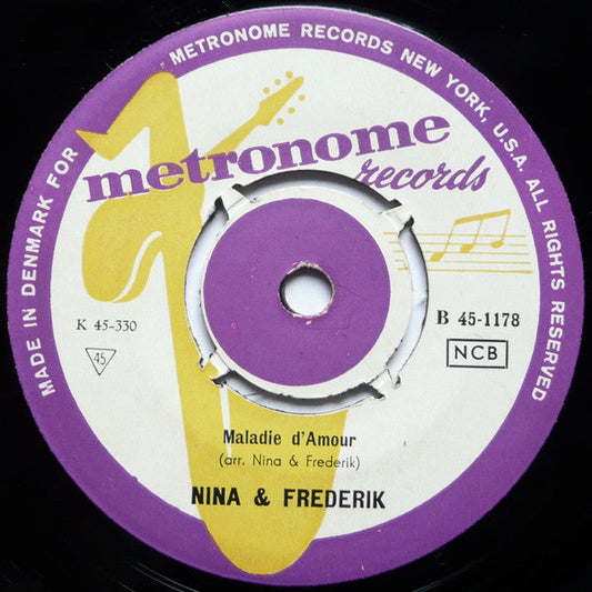 Nina & Frederik - Maladie D'Amour 18956 Vinyl Singles Vinyl Goed / Hoes Generic